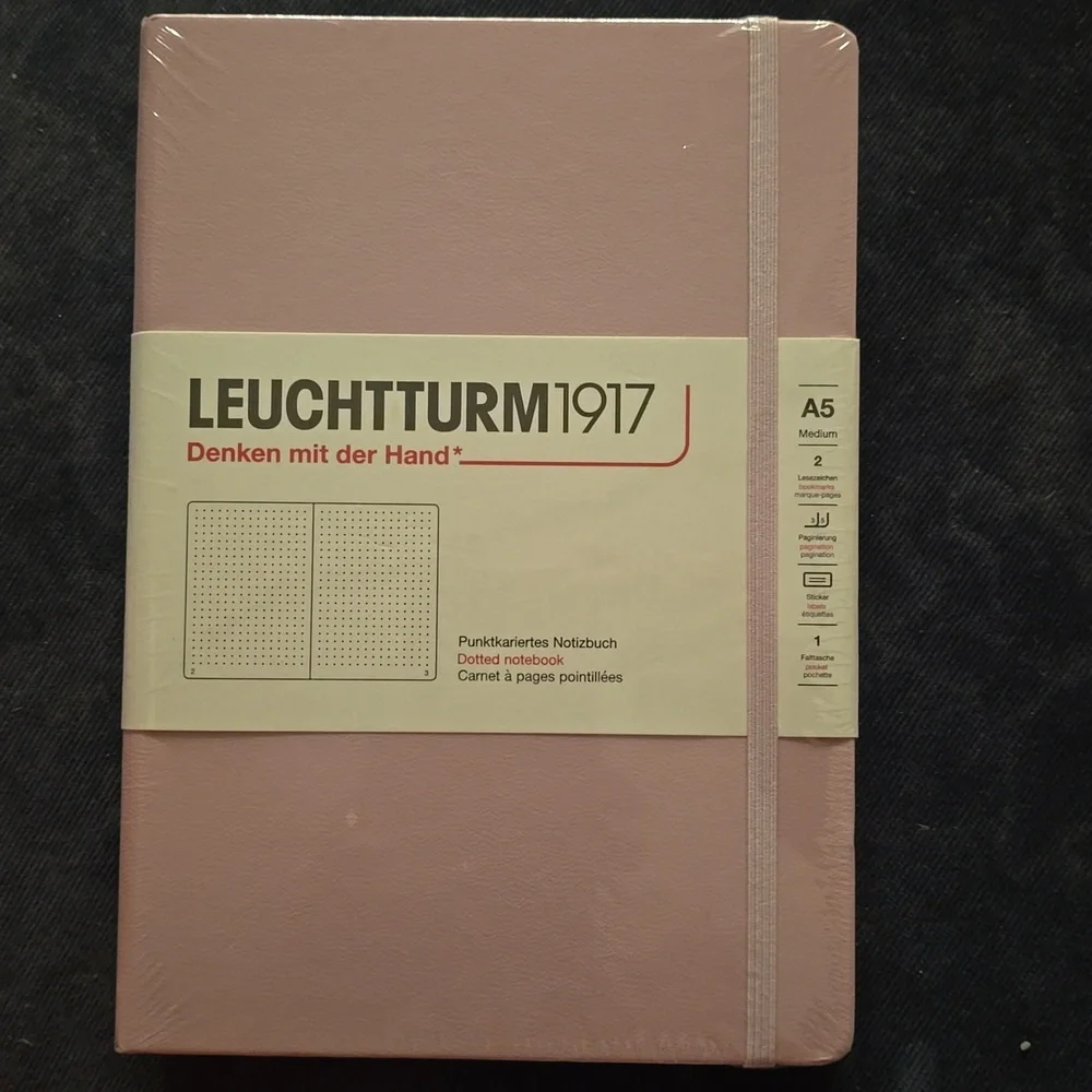❤️BUY 5 GET 3 FREE Notebook Medium (A5) Hardcover, 251 numbered pages, dotted